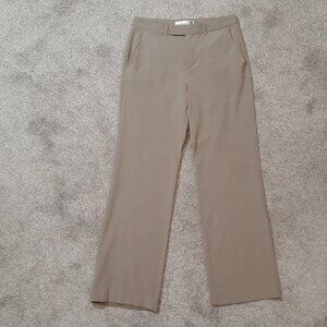 WOMEN'S OLD NAVY Essential Stretch Tan Casual Pants w Zipper; Size 8